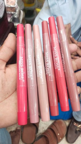 Miss Rose Lipstick 2 in 1 with Lip Liner (Pack of 6) photo review