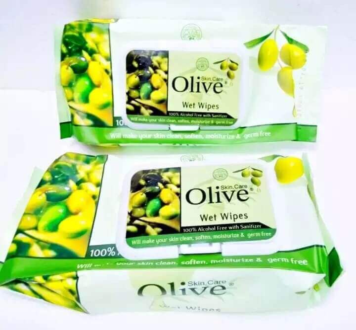 Skin Care Olive Wet Wipes Best Prices in pakistan sanwarna.pk