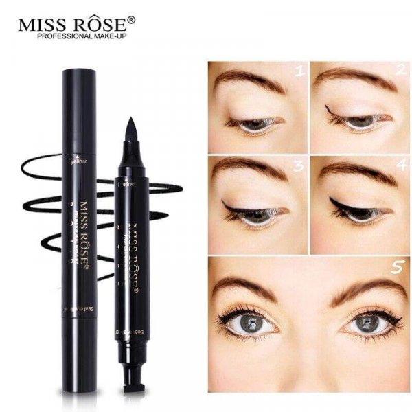 Buy Miss Rose Black Liquid Eye Liner in pakistan sanwarna.pk