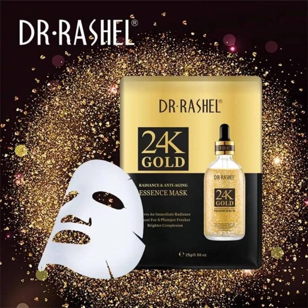 Dr Rashel 24k Gold Collagen Mask powder 50 gm Buy in pakistan sanwarna.pk