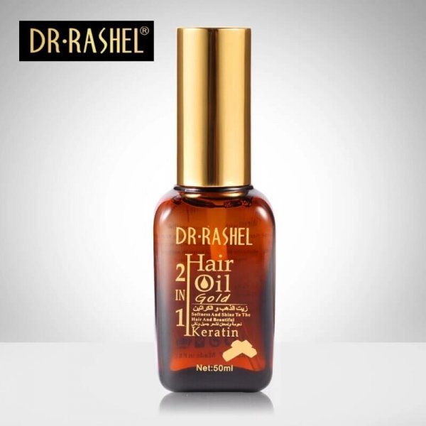 Buy Dr. Rashel - 2 In 1 Hair Oil Gold 50Ml Online in pakistan sanwarna.pk