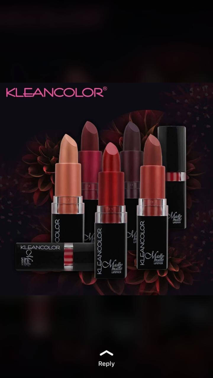 kleancolor madly matte lipstick price in pakistan sanwarna.pk