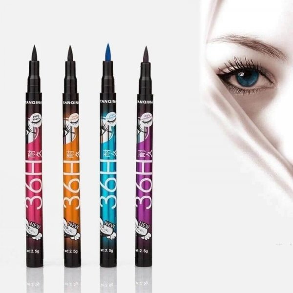 Buy Black Color 36H Eyeliner Pencil Waterproof Pen in pakistan sanwarna.pk