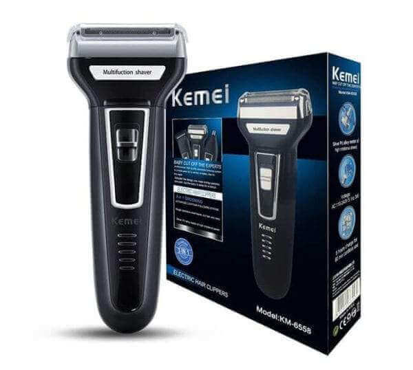 Kemei 3 in 1 Electric Shaver Hair Trimmer Rechargeable 