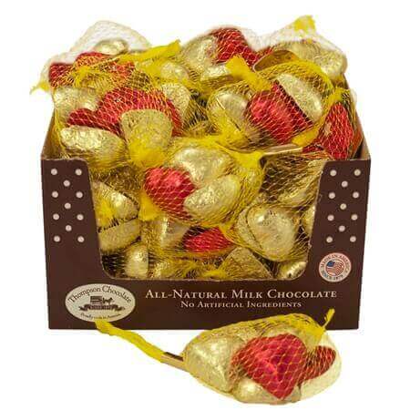 Ghasitaram Gifts Chocolate - Red and Gold Heart Chocolate in pakistan sanwarna.pk