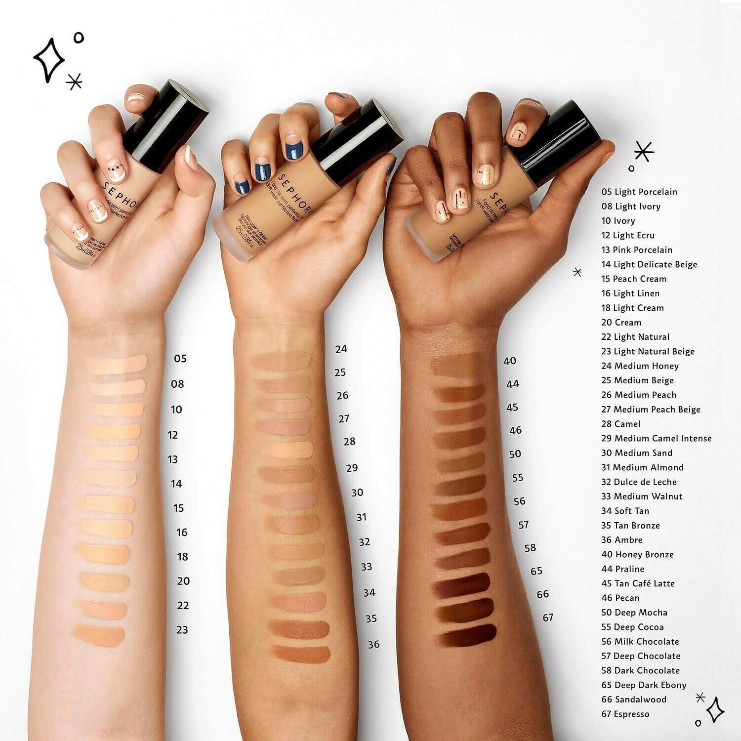 Buy Sephora Collection 10HR Wear Perfection Foundation in pakistan sanwarna...
