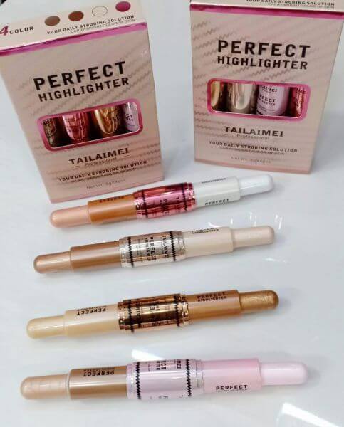 TAILAIMEI Perfect highlighter 2in1 stock Pack of 4: Buy Online in pakistan sanwarna.pk