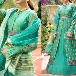 organza dress designs pakistani sanwarna.pk