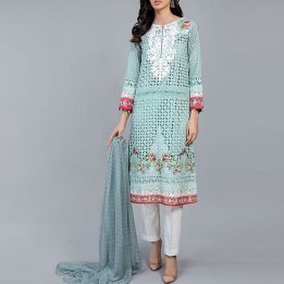 Luxury Schiffli Embroidered Lawn Dress in pakistan sanwarna.pk