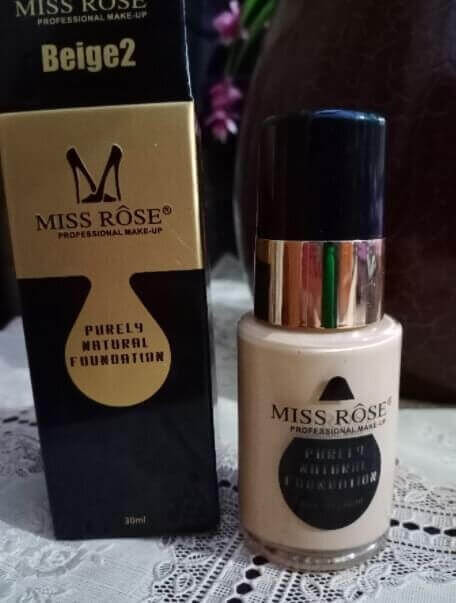 Miss Rose Purely Natural Foundation review