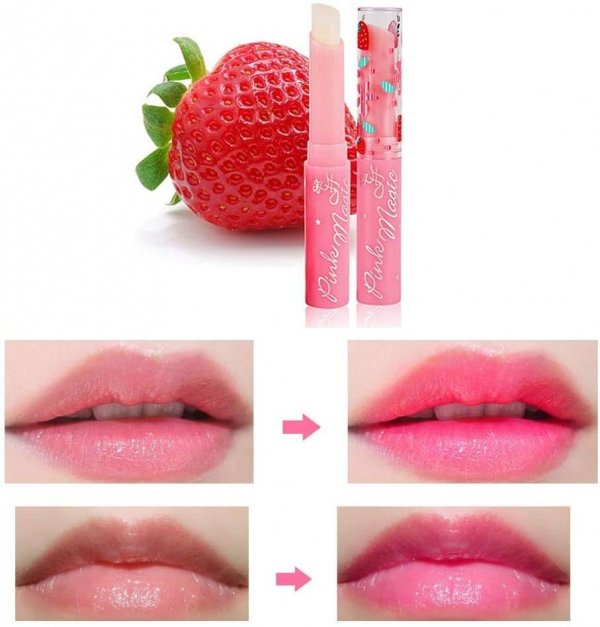 Lipstick With Strawberry Flavor Sanwarna.pk