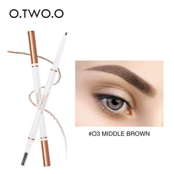 o two o middle brown eyebrow