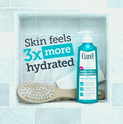 curel hydra therapy wet skin moisturizer review