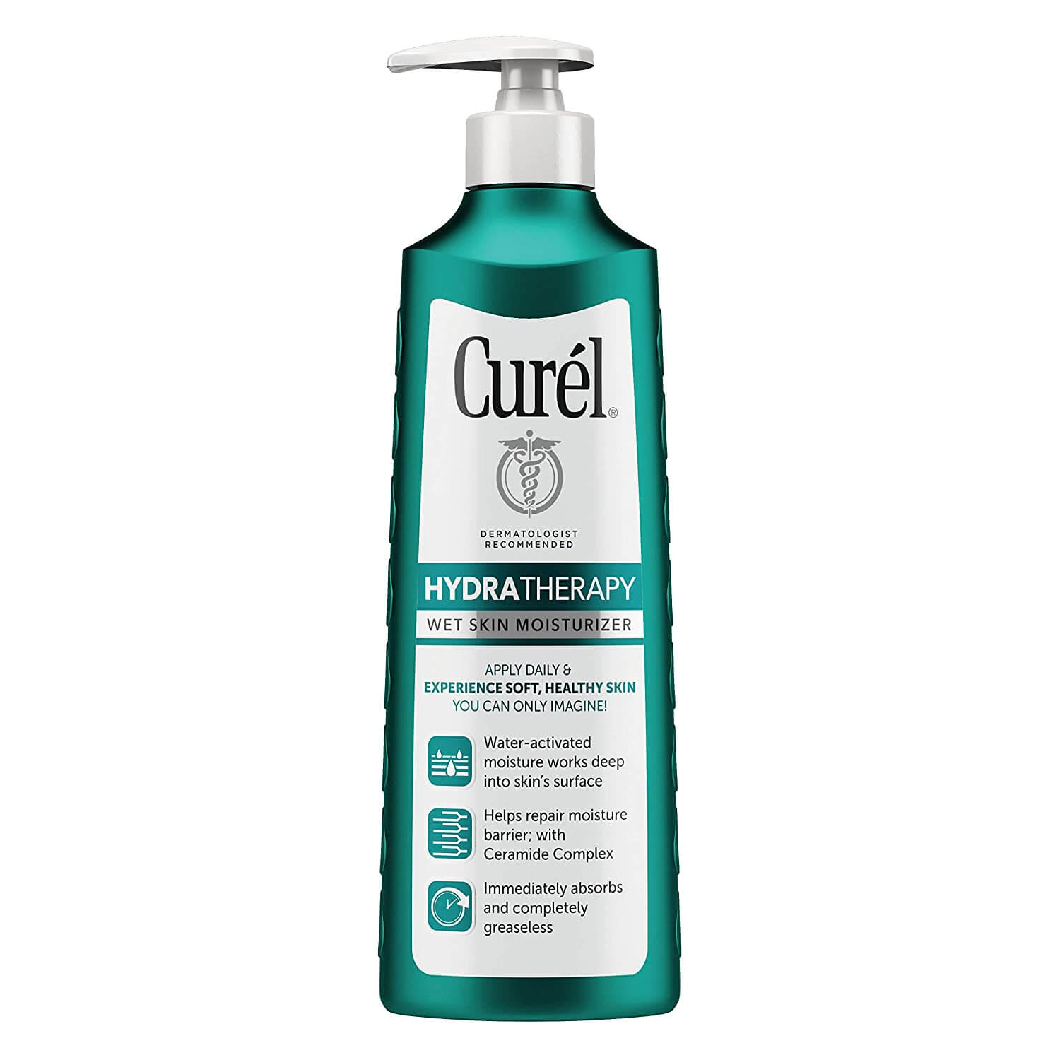curél hydratherapy wet skin moisturizer for dry and extra-dry skin