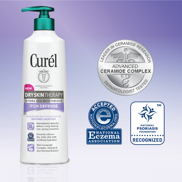 curel dry skin therapy itch defense