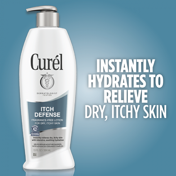 curel itch relief lotion, itch defense
