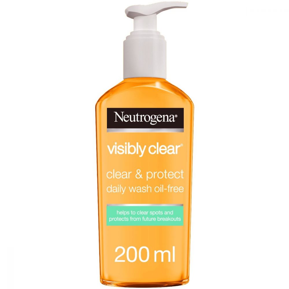 neutrogena visibly clear oil free face wash review