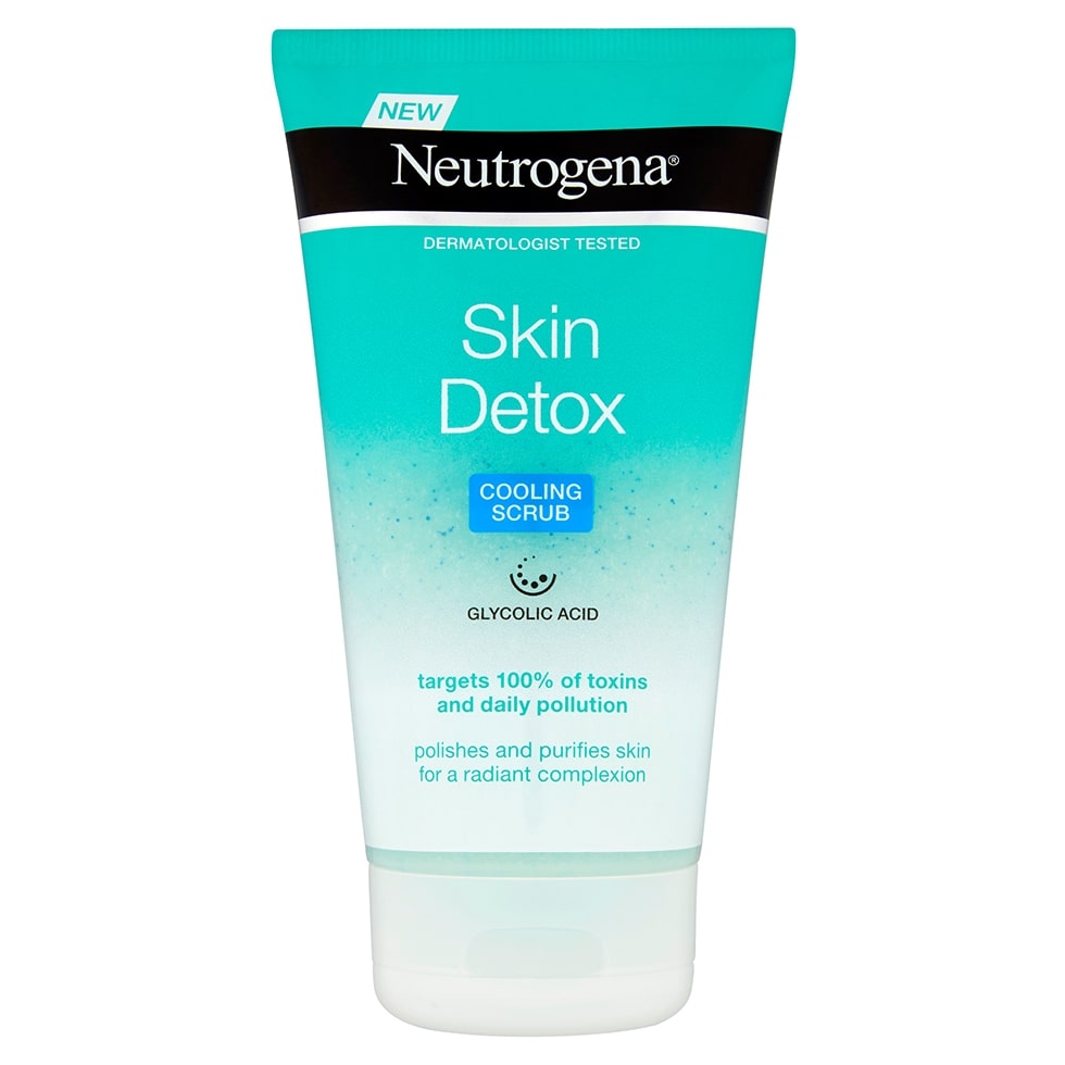 neutrogena face scrub skin detox cooling gel ingredients