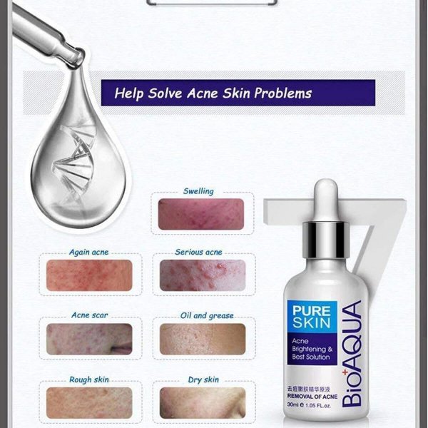 bioaqua pure skin acne serum ingredients
