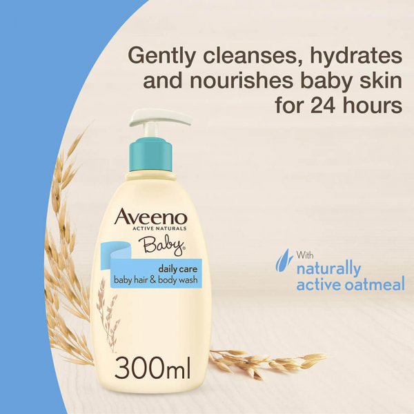 aveeno baby hair and body wash ingredients