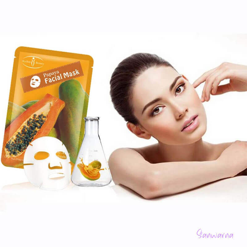 papaya face mask for glowing skin