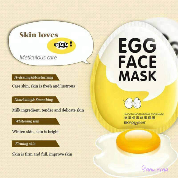 bioaqua egg face mask review