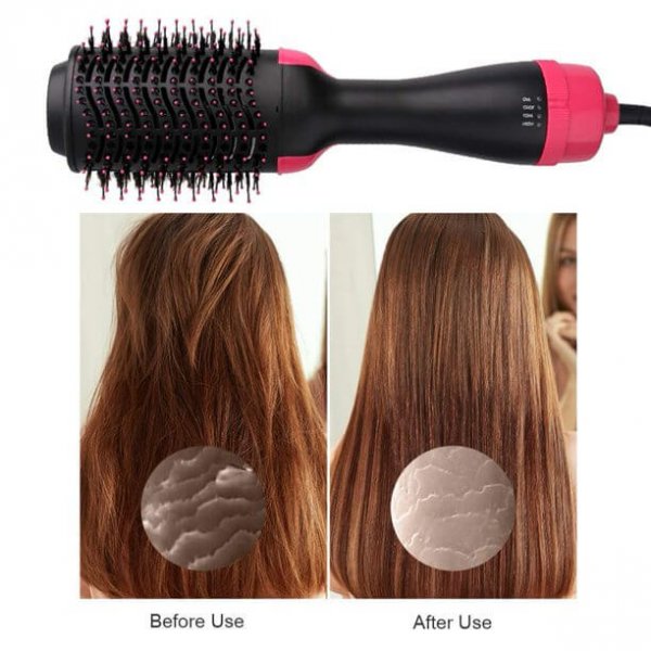 hair straightener brush review