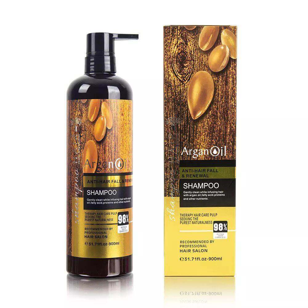 lightness argan oil shampoo 900ml sanwarna.pk
