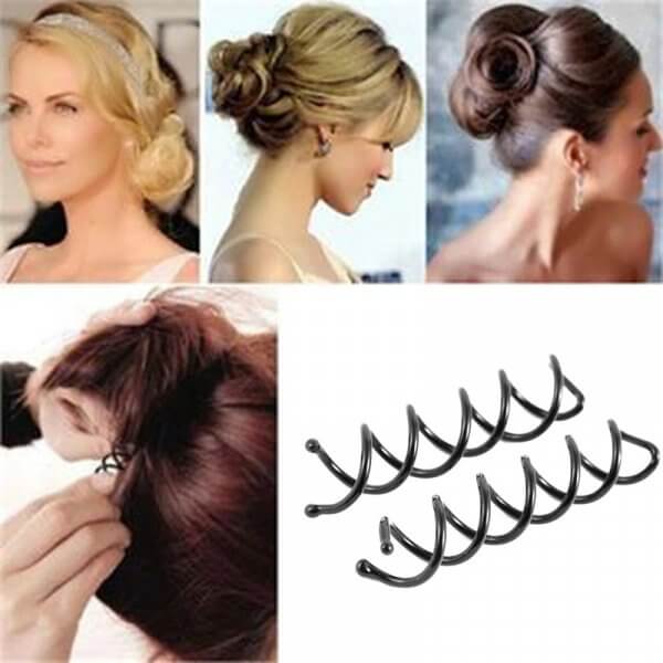 spiral hair accessories - sanwarna.pk