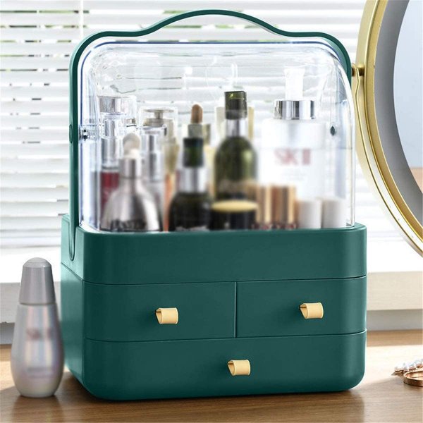 makeup storage containers drawers