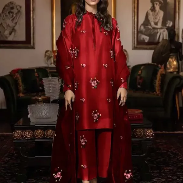 long silk dress sanwarna.pk