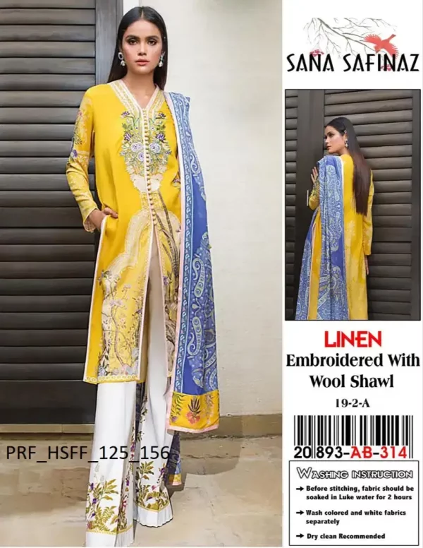 lawn suit with embroidered dupatta sanwarna.pk