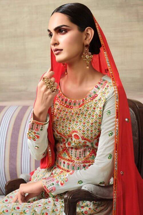 Buy Designer Sharara Dress & Online Gharara Suit sanwarna.pk