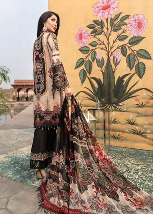 Mohagni Embroidered Lawn Suits Unstitched 3 Piece sanwarna.pk