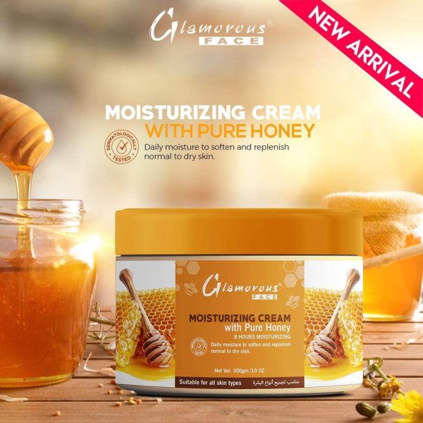 Glamorous Face Moisturizing Cream With Pure Honey sanwarna.pk
